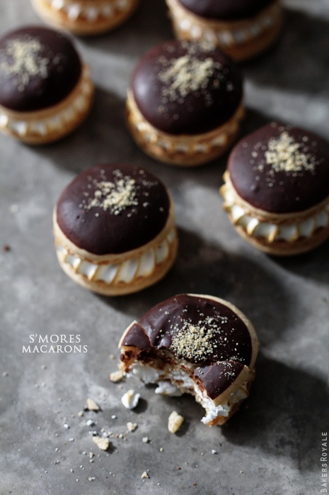 smores macarons