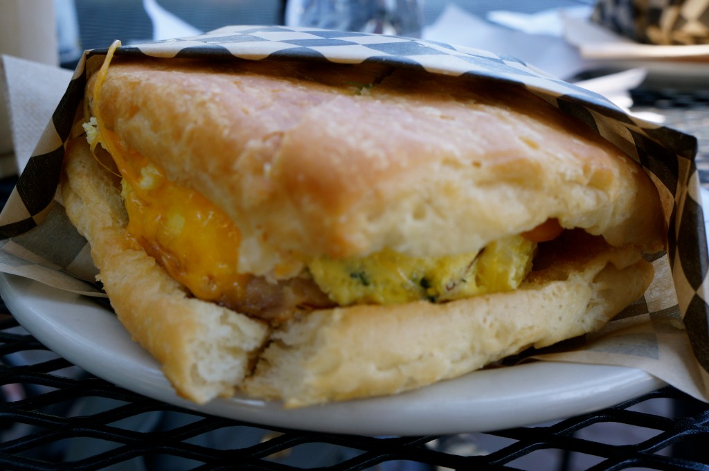 breakfast sandwich