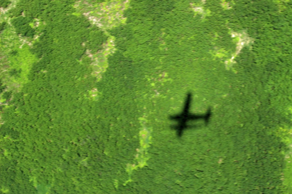 airplane shadow