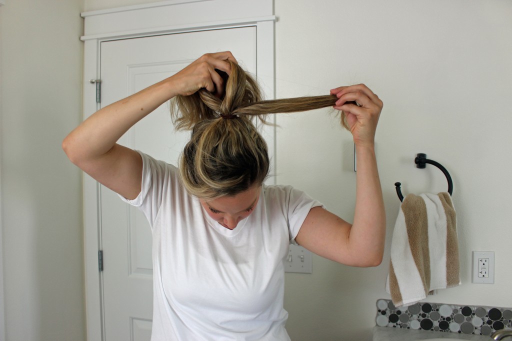fishtail braid step four