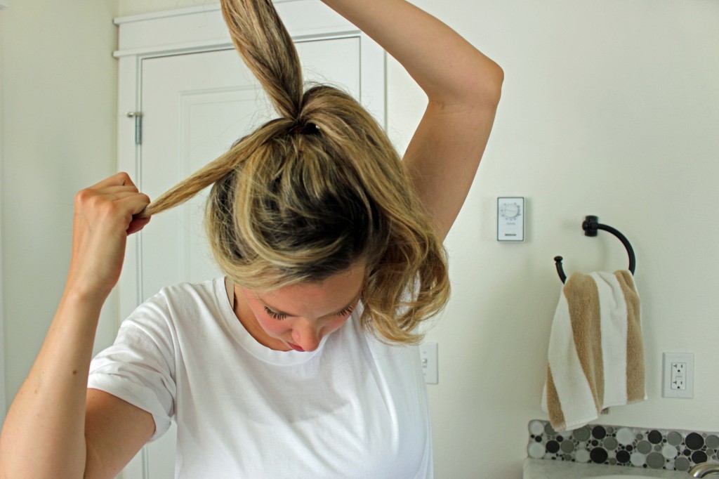 fishtail braid step two