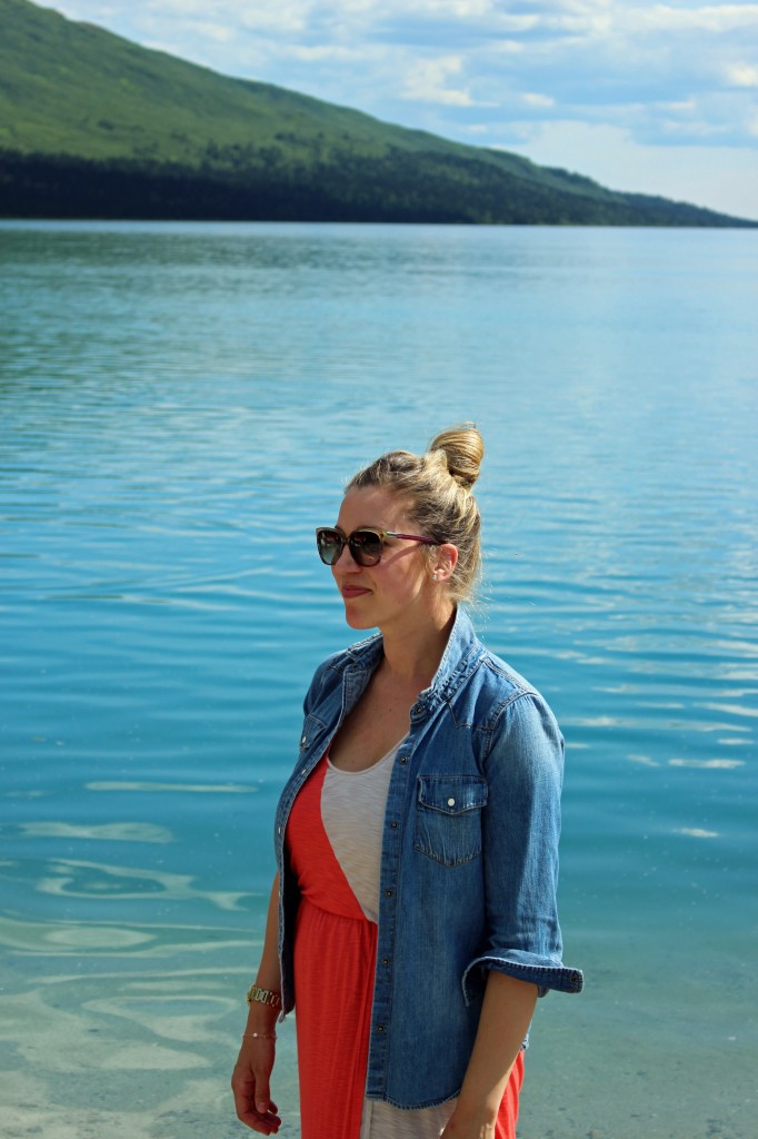 glacial lake in alaska
