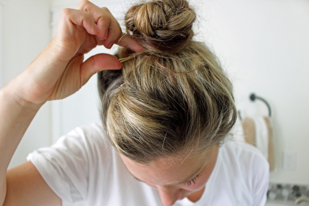 pinning an updo