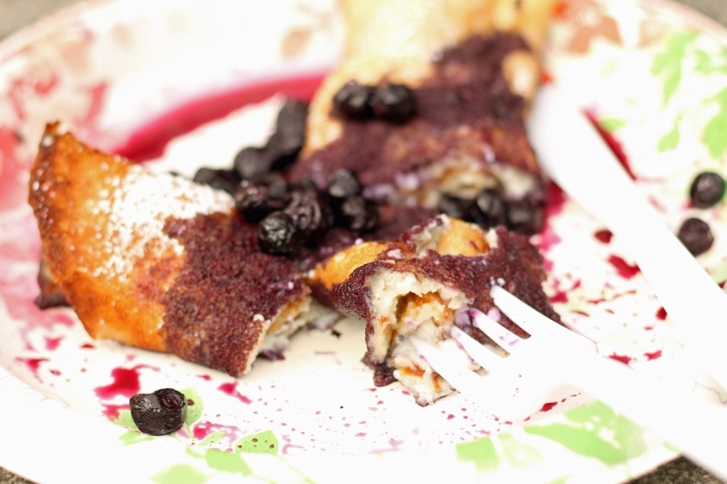 blueberry crepe