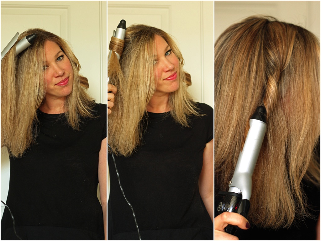 how to style a wavy long bob