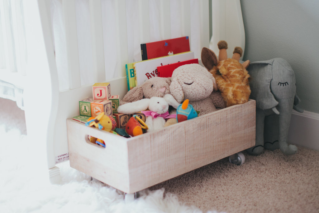 toy storage nursery