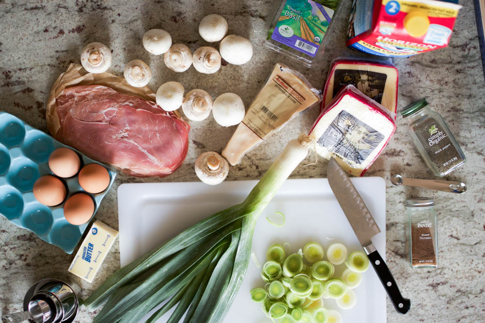 white lasagna ingredients