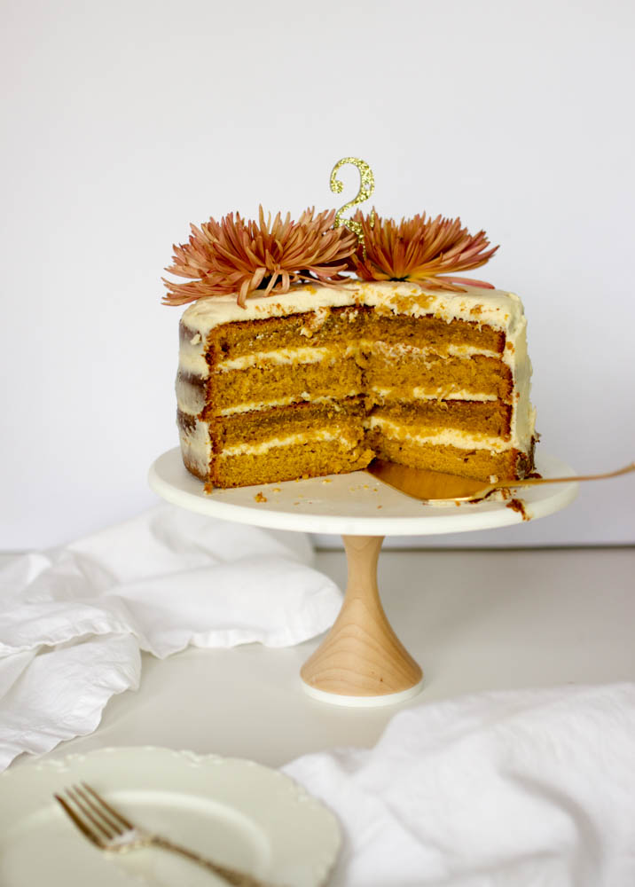 pumpkin layer cake