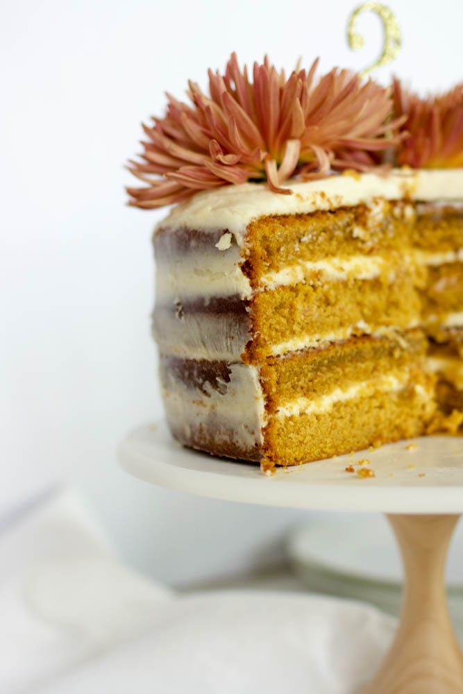 pumpkin layer cake