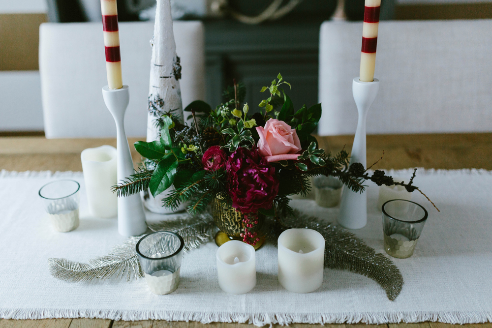 how to make a holiday centerpiece
