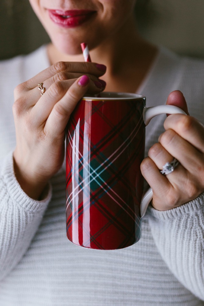 festive christmas mug