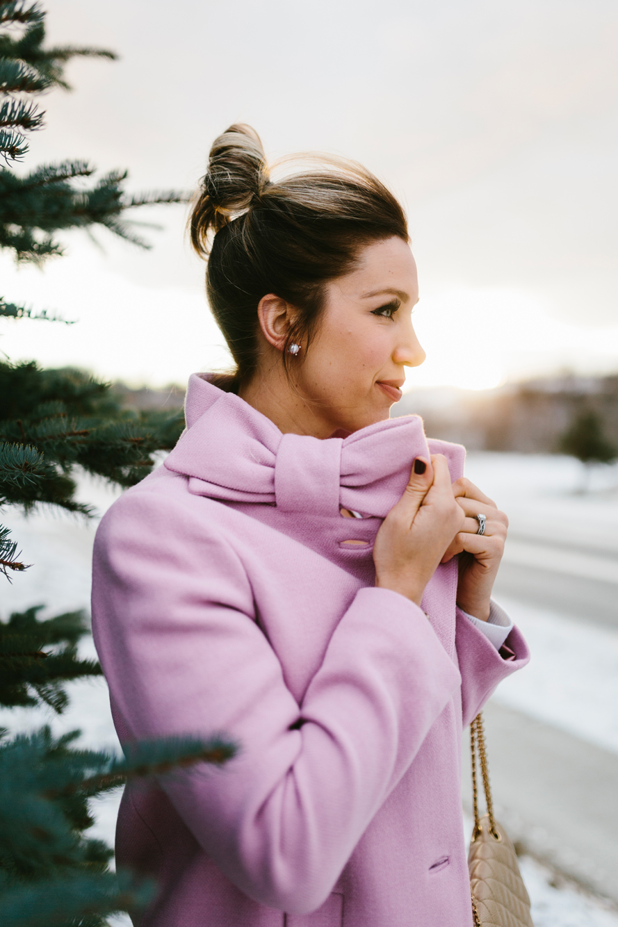 kate spade bow coat